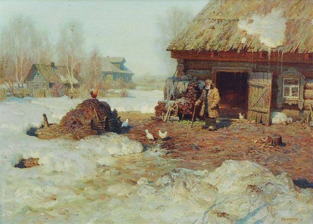 Зима в картинах русских художников