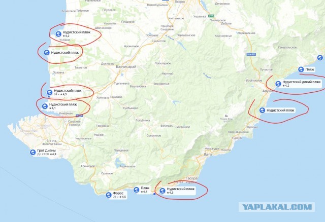Южный берег Крыма, март 2023