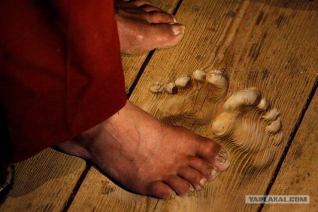 Отпечаток ног монаха