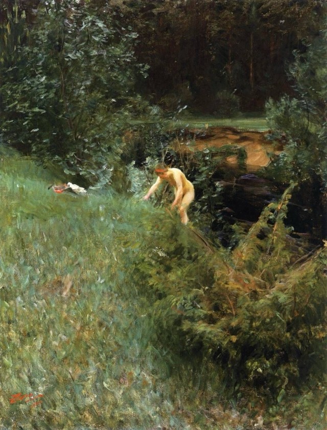 «На природе» Худ. Андерс Цорн. 1888 г.