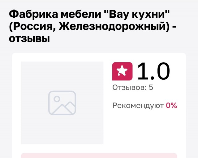 ВАУ КУХНИ - МОШЕННИКИ !