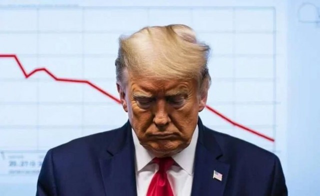 Рейтинг Трампа упал до 34%
