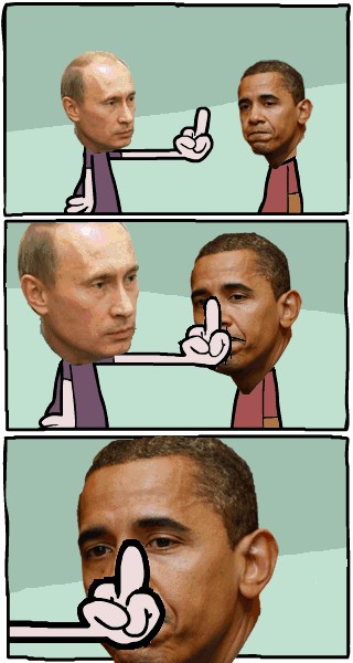 Пламенный привет Обаме