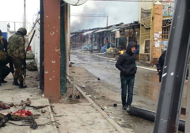 Боевики в центре Грозного