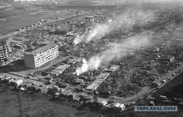 Как выглядит город после землетрясения