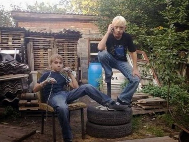 Пацаны с запредельной брутальностью