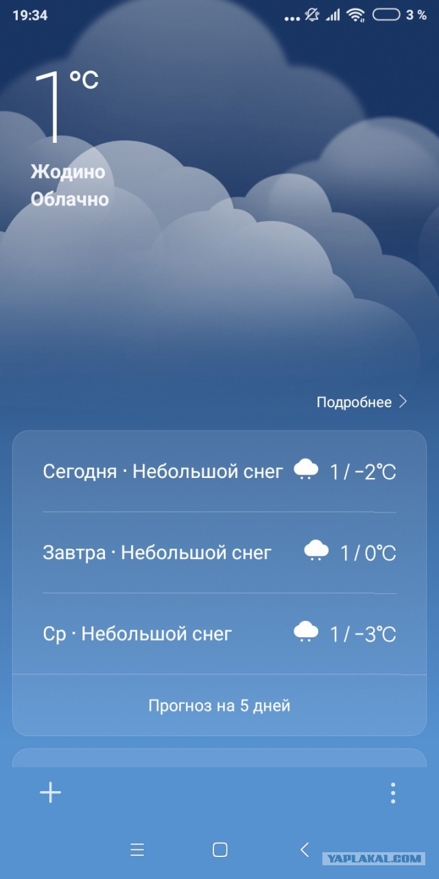 Новогодняя погода. У кого как, у нас вот