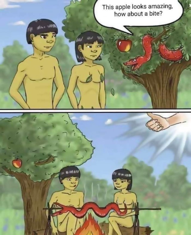 Адам и Ева. Китайский  вариант
