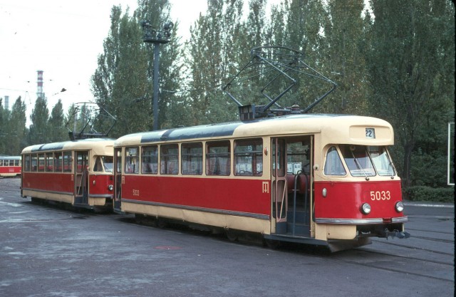 Tatra T1 – первый чехословацкий трамвай в СССР