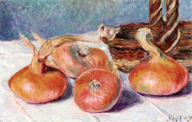 Немного лука и чеснока в живописи