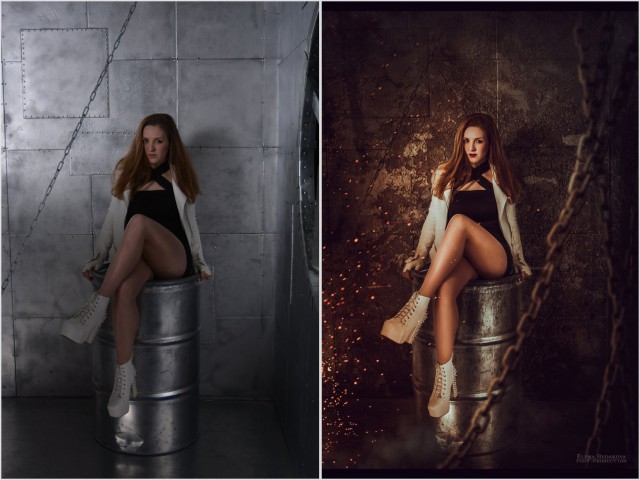 До и после фотошопа