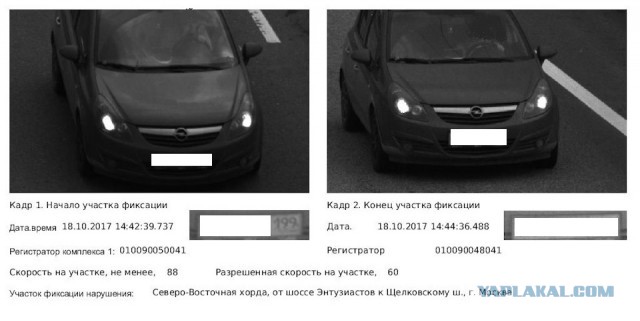 Госдума отменяет штрафы за превышение "средней скорости"