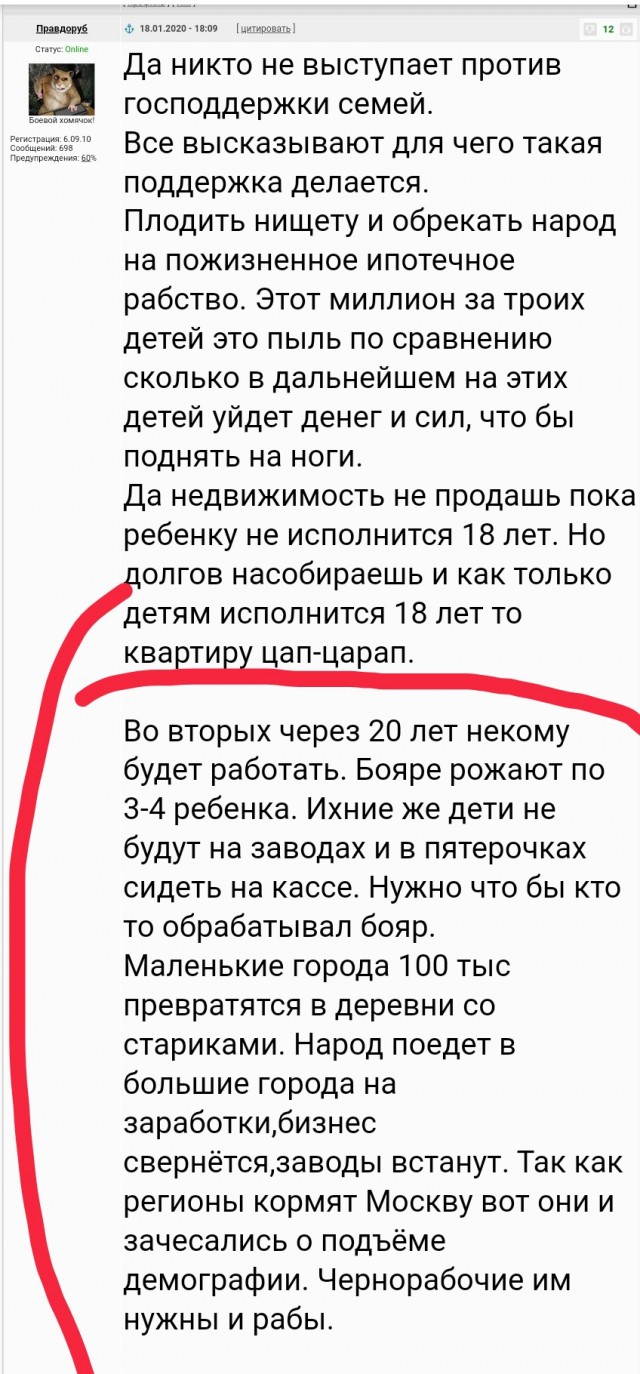 Откровение депутата, почему выдают материнский капитал