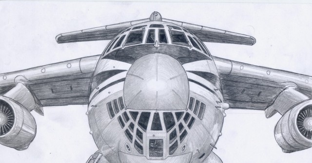 Ильюшин Ил-76 в Лондоне. Видео самолетов