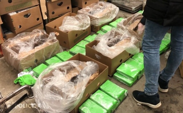В Эстонии в грузе бананов обнаружили 3,5 тонны кокаина на полмиллиарда евро
