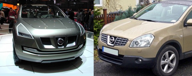 Nissan Qashqai. Сравнение концепта 2004 и реальной модели 2006