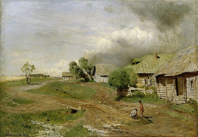 Перед грозой в живописи