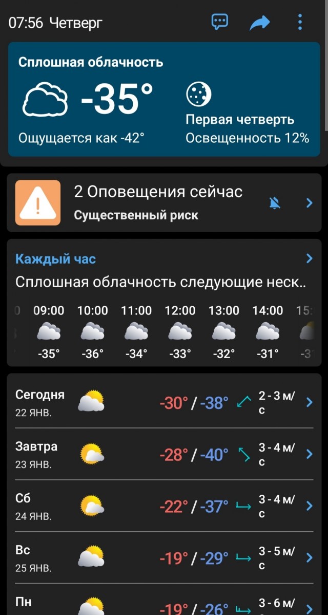 Про погоду.