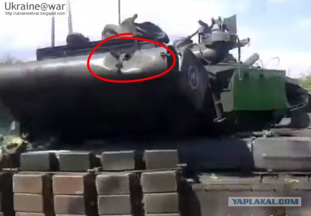 Украинские танки в Луганске