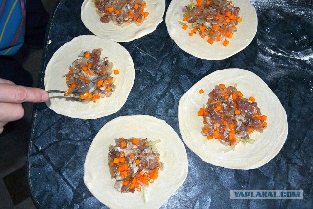 Узбекская кухня. Самса слоеная
