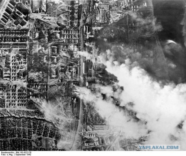 23 августа 1942 массированный налет Люфтваффе