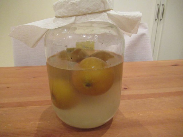 Яблочки моченые на зиму, за 35 мин.