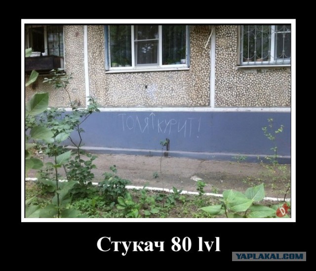 Немного о стукачах и качании прав