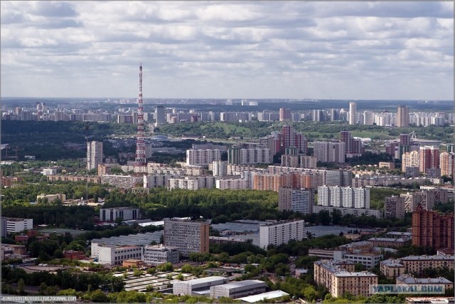 Москва с высоты птичьего полета