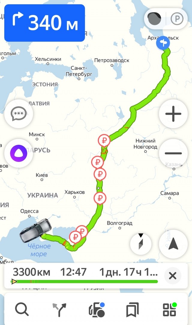 Моё морское автопутешествие в 2022