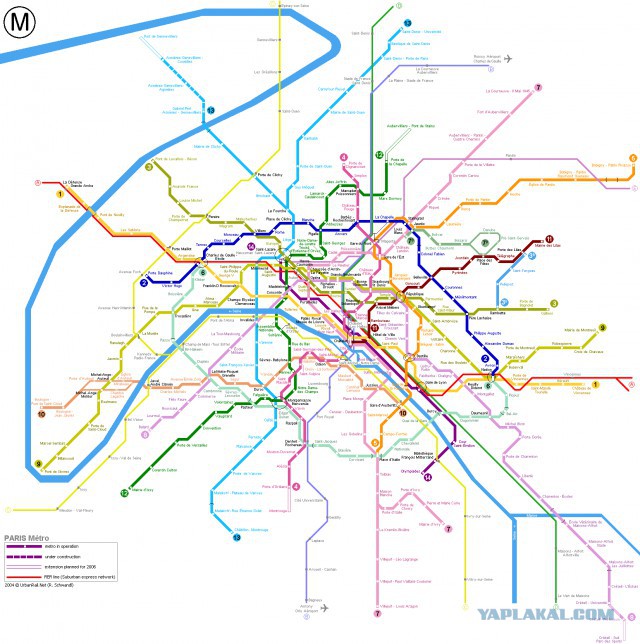Париж, метро...