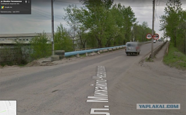 В городе Свободном виадук обрушился на железнодорожный состав