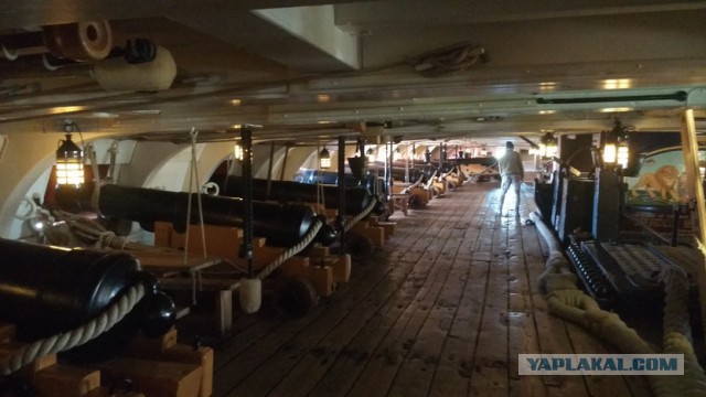 Посещение HMS Victory в г. Портсмут, Великобритания
