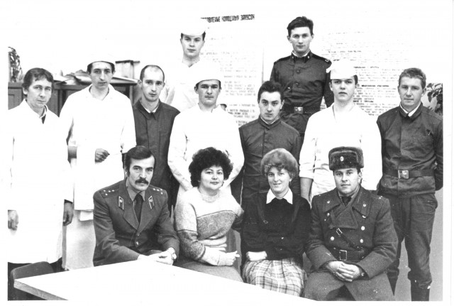 Солдатская столовая 1988г