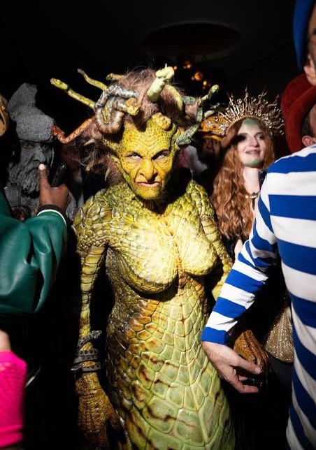 Хайди Клум в образе горгоны Медузы