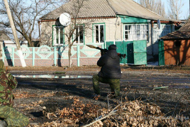 Зачистка аэропорта от войск украинских ВС