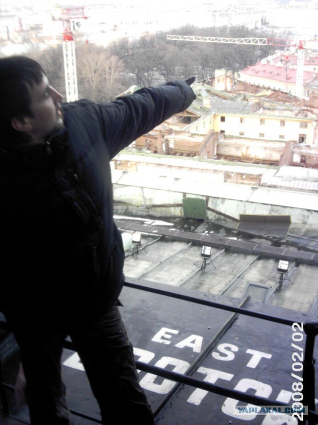 На чердаке Исаакиевского собора