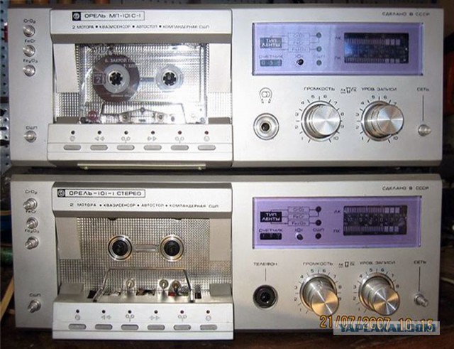 Стационарные кассетные магнитофоны