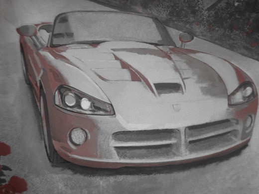 Додж Вайпер на обоях