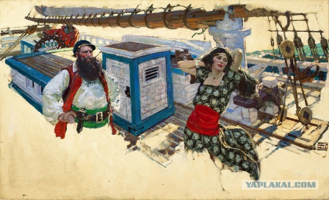 Ляпы в картинах с парусниками