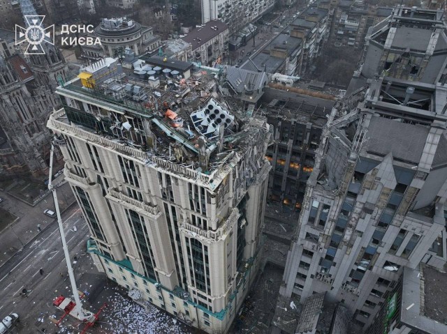Атака беспилотников в Казани