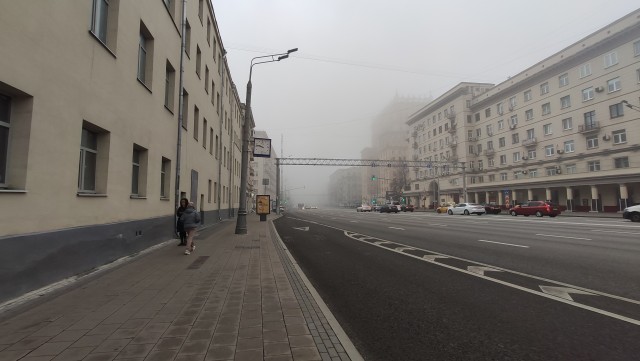Туман в Москве