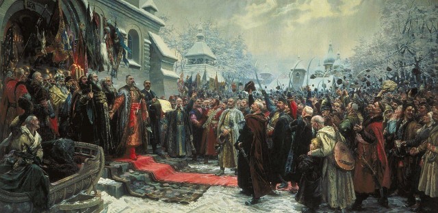 24 марта 1654 года - Запорожское войско вступило в подданство России
