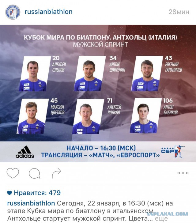 Биатлон сезон 2015/2016 . Часть 3