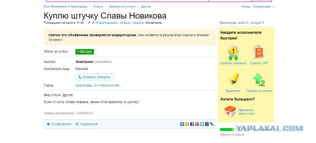Слава Новиков Ты тут?, или найдем ЯПовца любой ценой