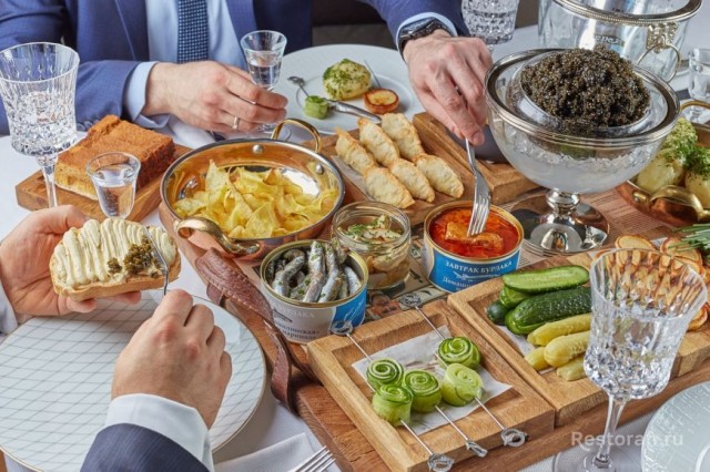 Вот так выглядит скромный завтрак бурлака