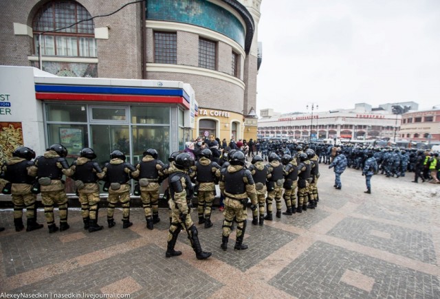Москва. 31.01.2021. Полицейское безумие