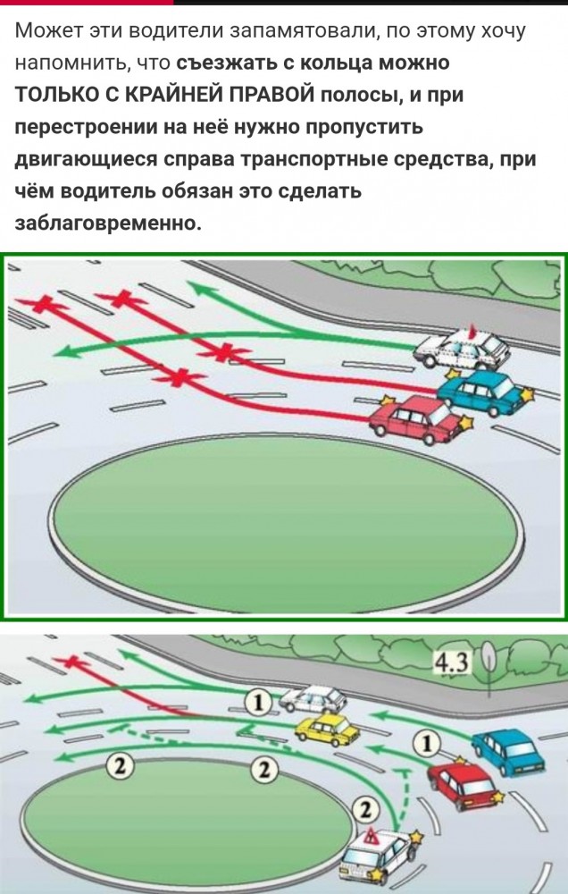 Выезд с круга