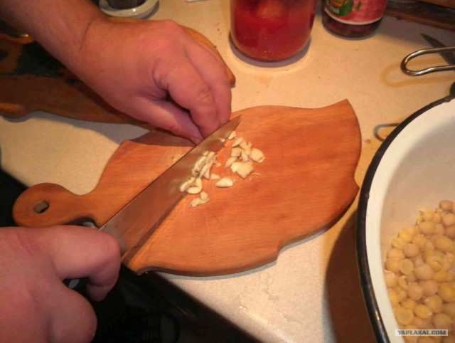 Готовим хумус.