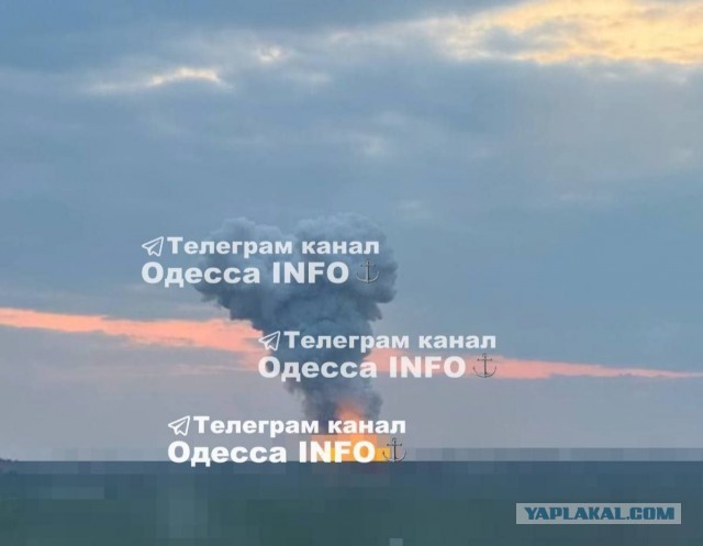 Горит ДнепроГЭС