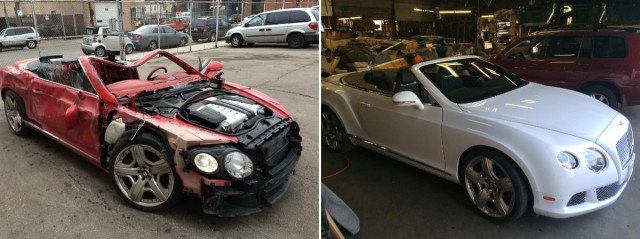 Автомобили до и после реставрации